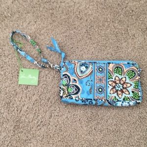 Vera Bradley Wristlet in Bali Blue